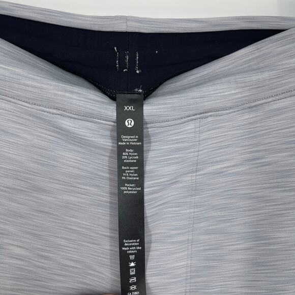 Lululemon Men's Balancer Pant 27" Everlux Size XXL Heathered Rhino Grey - Picture 3 of 9